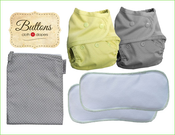 buttons cloth diapers giveaway