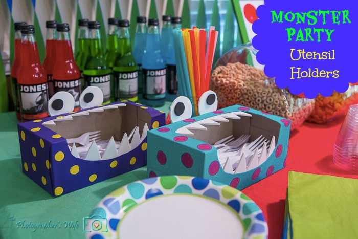 Monster Party Utensil Holders