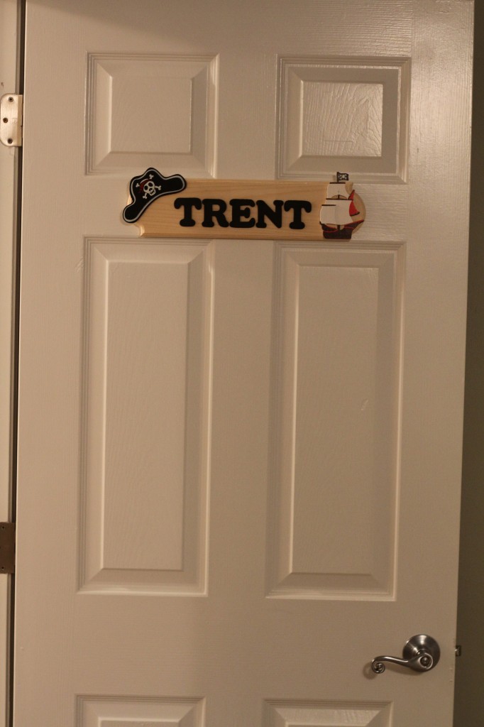 Pirate nursery door sign complete 2