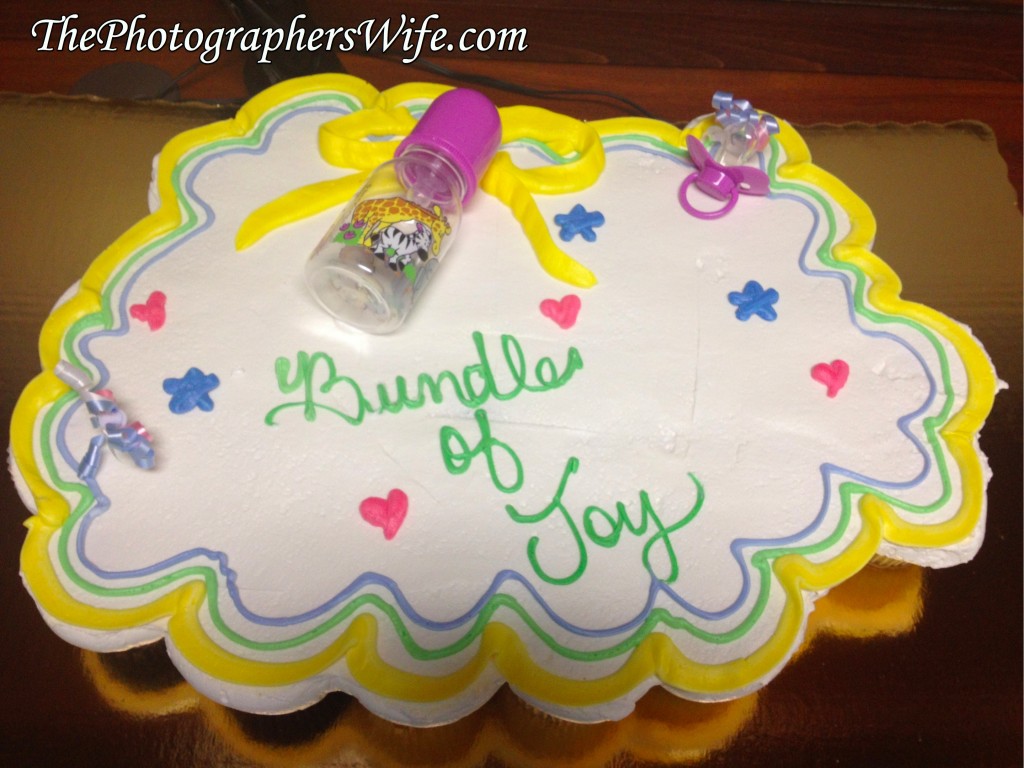 air baby shower cake
