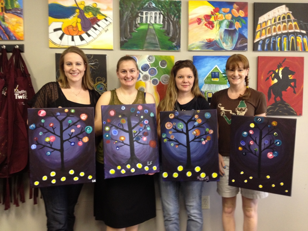 painting with a twist group