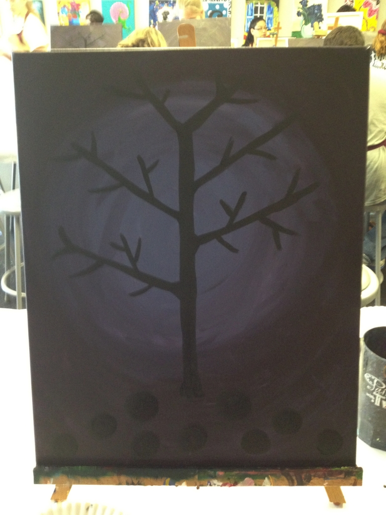 painting with a twist step 2