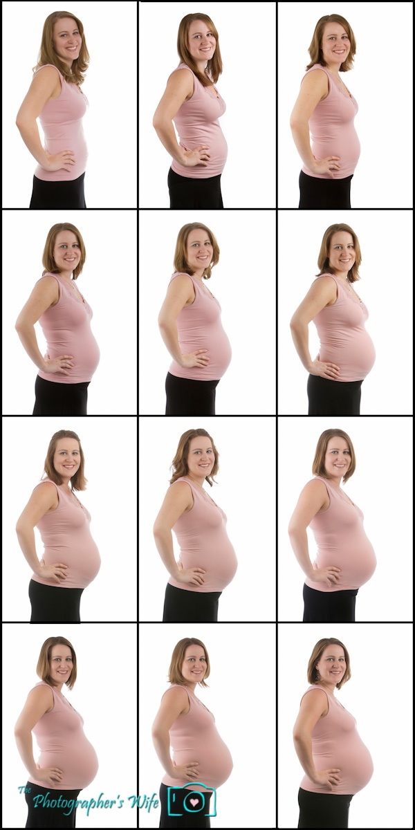 pregnancy progress photos