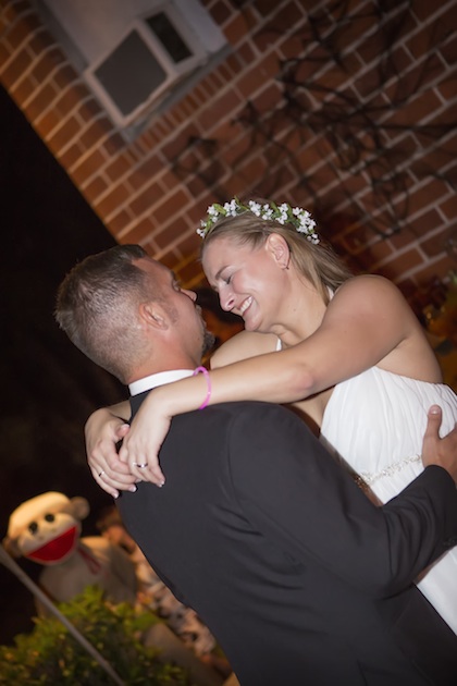 Wedding sock monkey
