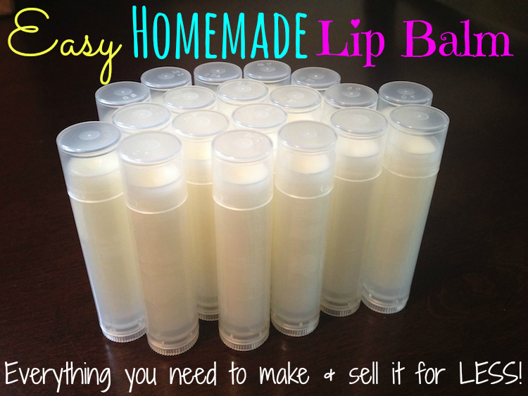 Easy Homemade Lip Balm