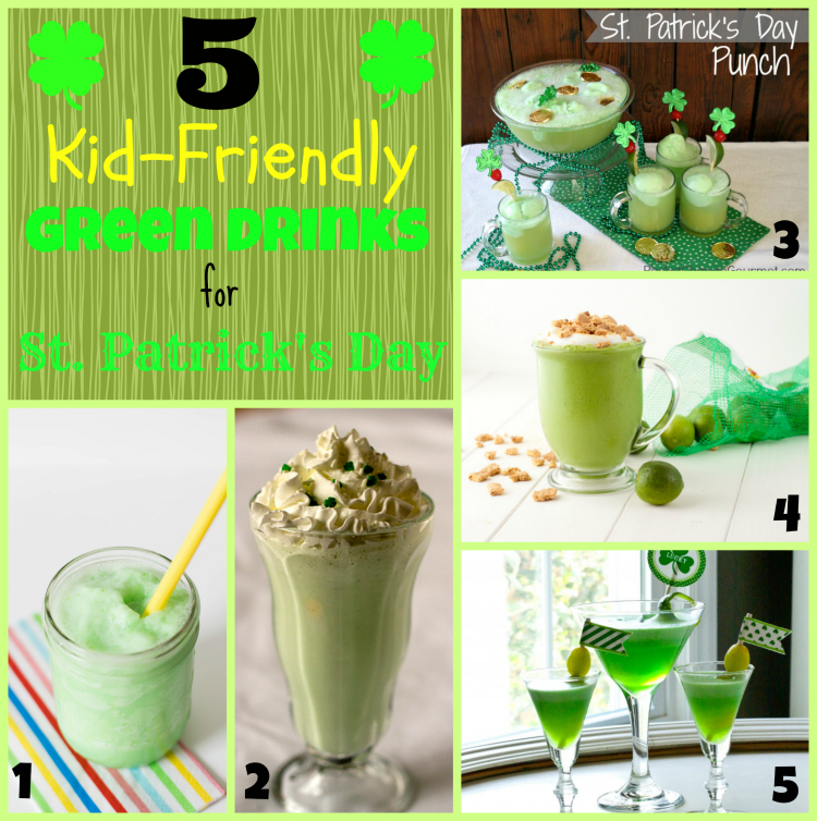 Kid-Friendly St Patricks Day Drinks