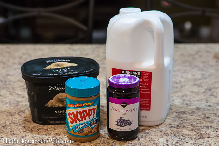 Peanut butter and jelly Milkshake-1